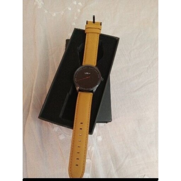 LABL WAtch Water Resistant 3 Atm Stainless Steel 316 L , Genuine Leather - Picture 6 of 6